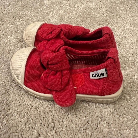 Chus Red Canvas Shoes - Picture 1 of 3